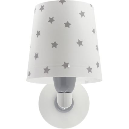 Dalber 82219B - Aplique infantil STAR LIGHT 1xE27/60W/230V blanco