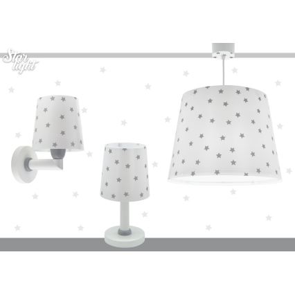 Dalber 82219B - Aplique infantil STAR LIGHT 1xE27/60W/230V blanco
