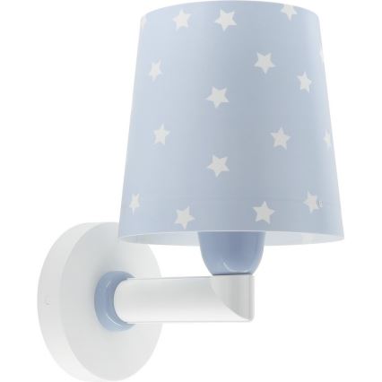 Dalber 82219T - Aplique infantil STAR LIGHT 1xE27/60W/230V azul