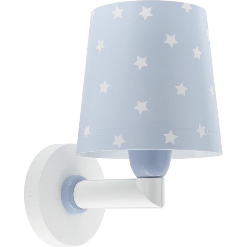 Dalber 82219T - Aplique infantil STAR LIGHT 1xE27/60W/230V azul