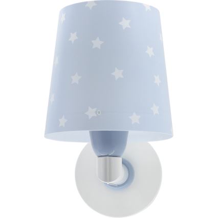 Dalber 82219T - Aplique infantil STAR LIGHT 1xE27/60W/230V azul
