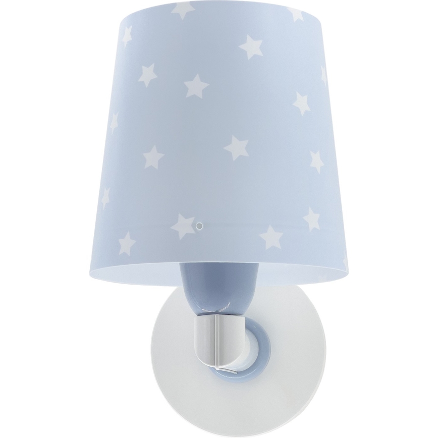 Dalber 82219T - Aplique infantil STAR LIGHT 1xE27/60W/230V azul