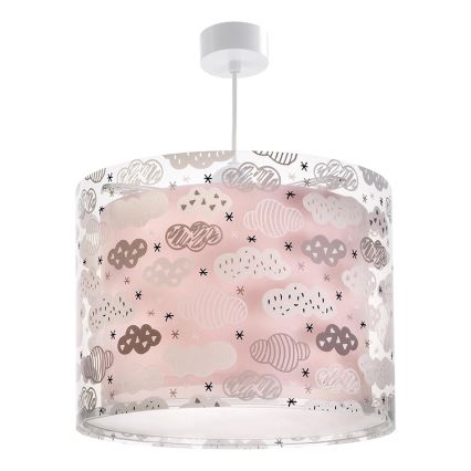 Dalber D-41412S - Lámpara colgante infantil CLOUDS 1xE27/60W/230V