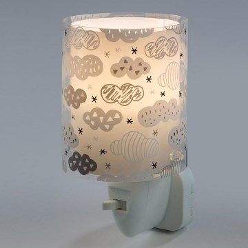 Dalber D-41415E - Lámpara de enchufe pequeña LED NUBES 1xE14/0,5W/230V