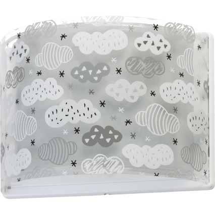 Dalber D-41418E - Aplique infantil CLOUDS 1xE27/60W/230V