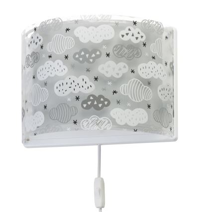 Dalber D-41418E - Aplique infantil CLOUDS 1xE27/60W/230V