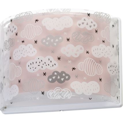 Dalber D-41418S - Aplique infantil CLOUDS 1xE27/60W/230V
