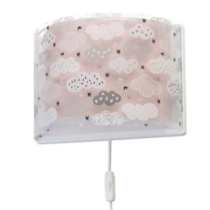 Dalber D-41418S - Aplique infantil CLOUDS 1xE27/60W/230V