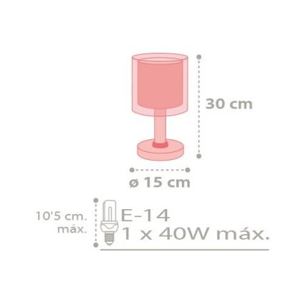 Dalber D-41431 - Lámpara infantil COLOR RAIN 1xE14/40W/230V