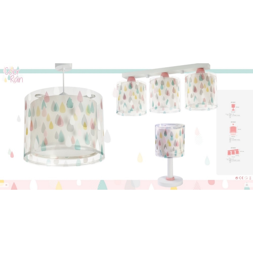 Dalber D-41431 - Lámpara infantil COLOR RAIN 1xE14/40W/230V