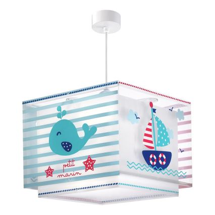 Dalber D-43422 - Lámpara colgante infantil PETIT MARIN 1xE27/60W/230V