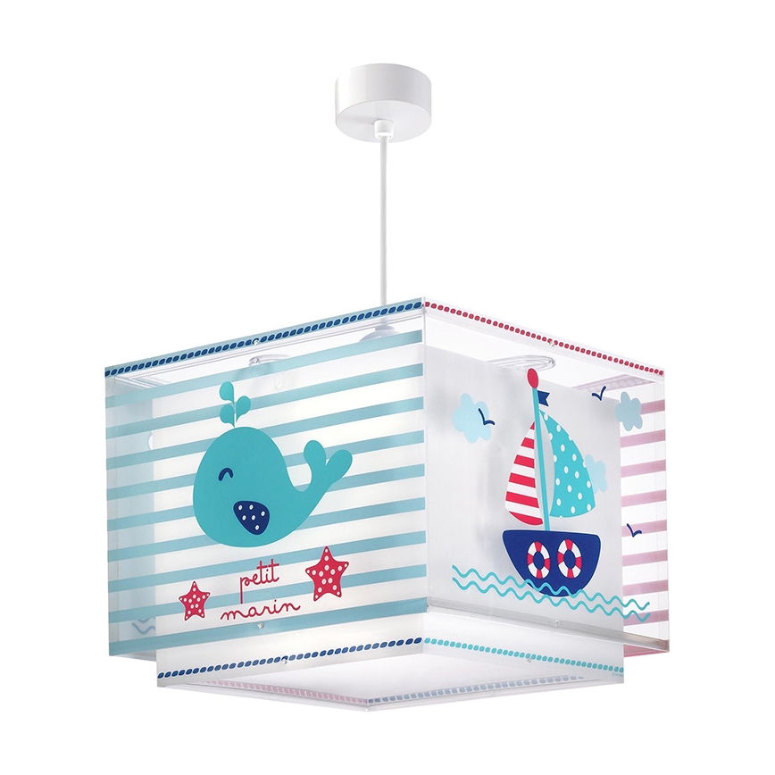 Dalber D-43422 - Lámpara colgante infantil PETIT MARIN 1xE27/60W/230V