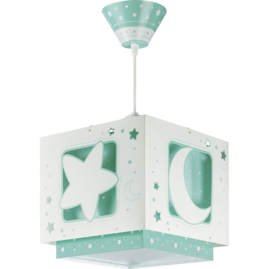 Dalber D-63232H - Lámpara colgante infantil MOONLIGHT 1xE27/60W/230V