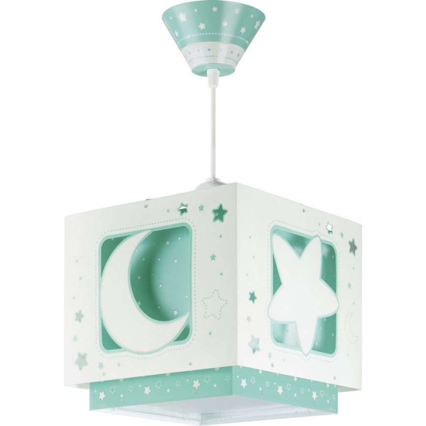 Dalber D-63232H - Lámpara colgante infantil MOONLIGHT 1xE27/60W/230V