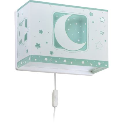 Dalber D-63238H - Aplique infantil MOONLIGHT 1xE27/60W/230V