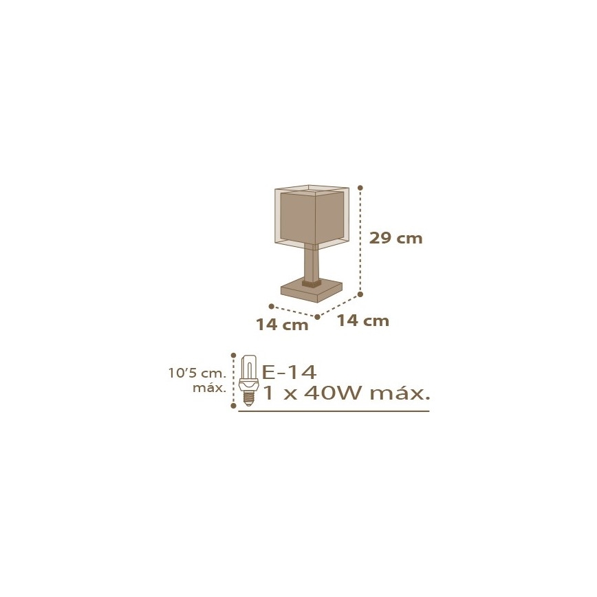 Dalber D-63391 - Lámpara infantil GOOD NIGHT 1xE14/40W/230V