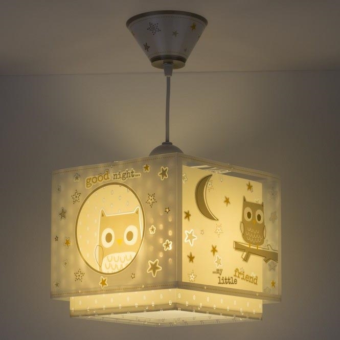 Dalber D-63392  - Lámpara colgante infantil GOOD NIGHT 1xE27/60W/230V