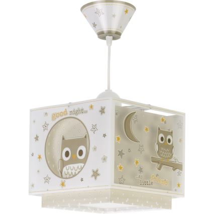Dalber D-93392 - Lámpara colgante infantil GOOD NIGHT 1xE27/60W/230V