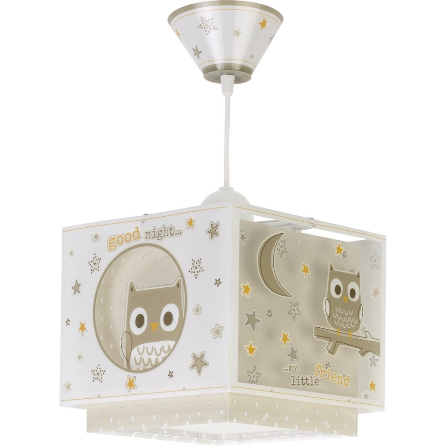 Dalber D-93392 - Lámpara colgante infantil GOOD NIGHT 1xE27/60W/230V