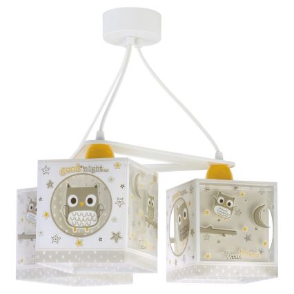 Dalber D-63394 - Lámpara colgante infantil GOOD NIGHT 3xE27/60W/230V