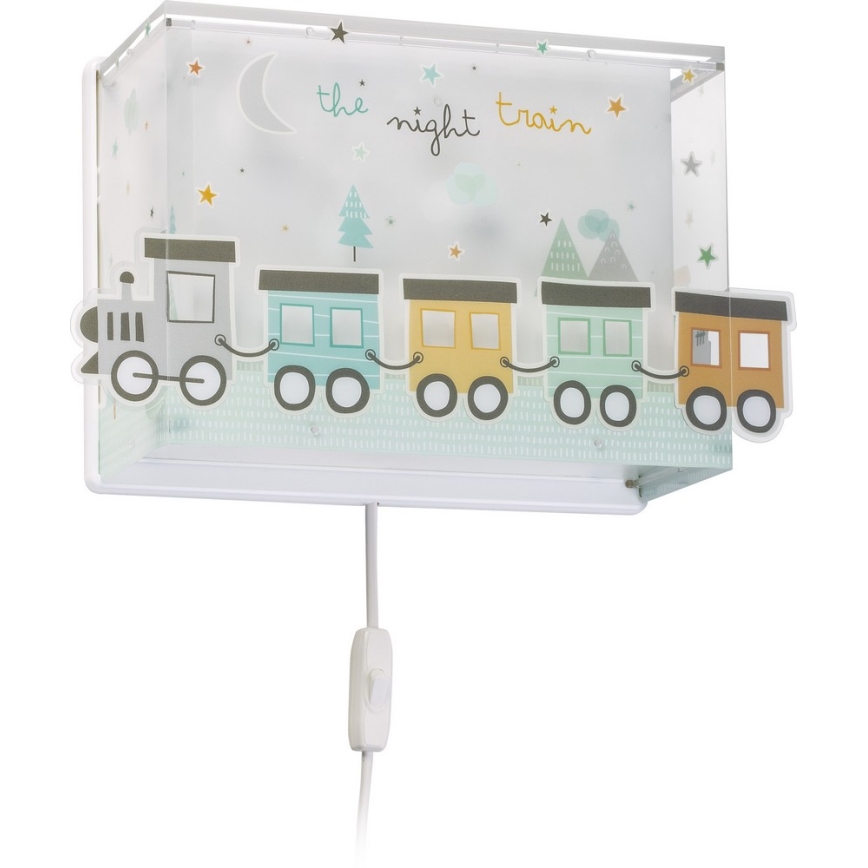 Dalber D-63538 - Aplique infantil TRAIN 1xE27/60W/230V