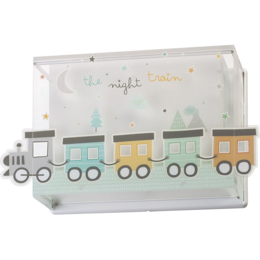 Dalber D-63538 - Aplique infantil TRAIN 1xE27/60W/230V