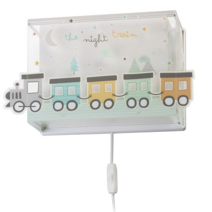 Dalber D-63538 - Aplique infantil TRAIN 1xE27/60W/230V