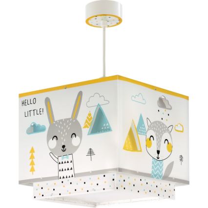 Dalber D-73242 - Lámpara colgante infantil HELLO LITTLE 1xE27/60W/230V