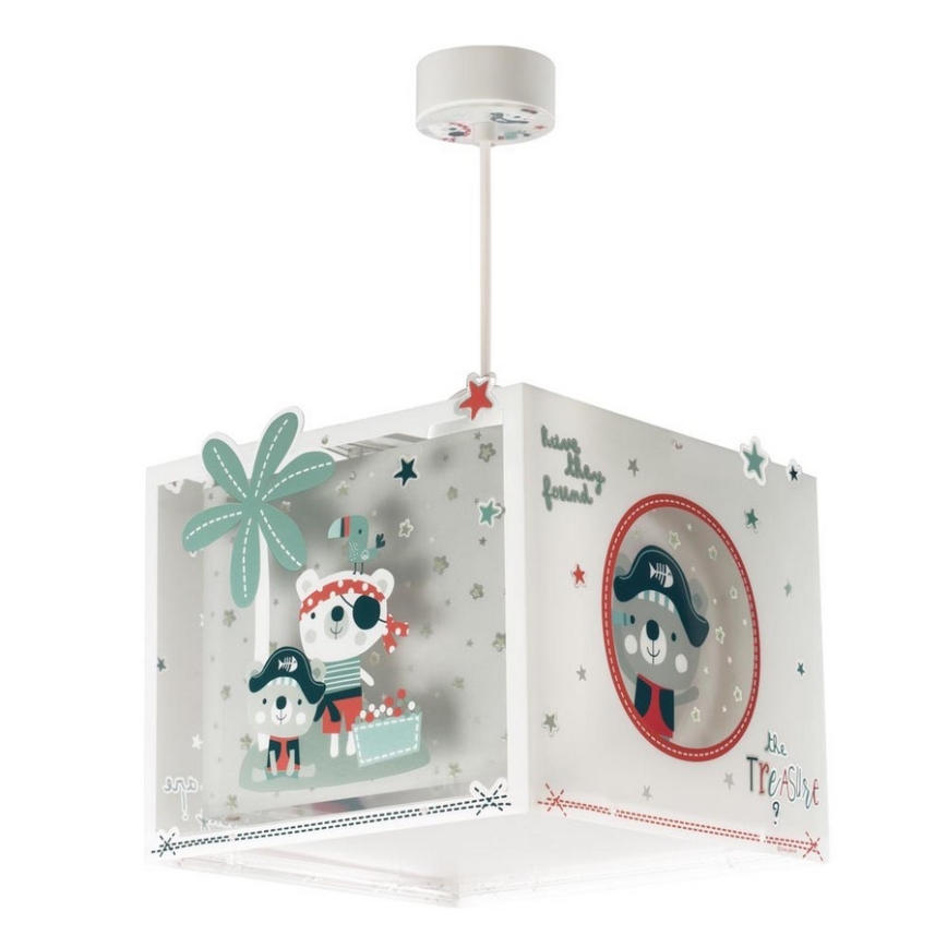 Dalber D-74552 - Lámpara colgante infantil PIRATES 1xE27/60W/230V
