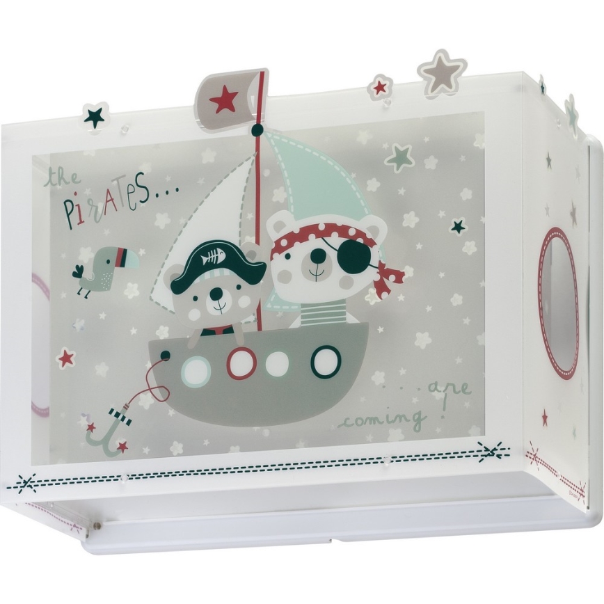 Dalber D-74558 - Aplique infantil PIRATES 1xE27/60W/230V
