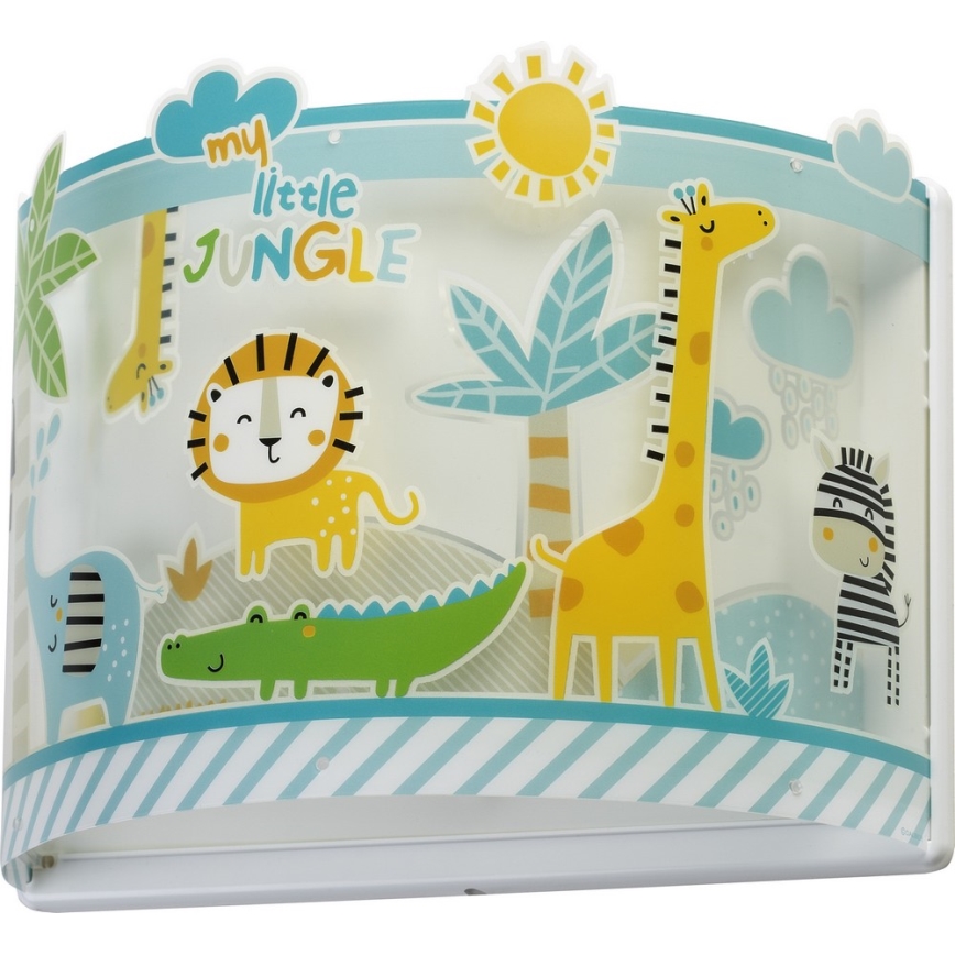 Dalber D-76118 - Aplique infantil JUNGLE 1xE27/60W/230V