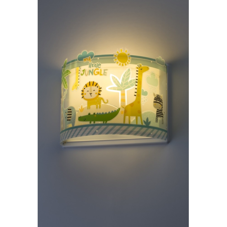 Dalber D-76118 - Aplique infantil JUNGLE 1xE27/60W/230V