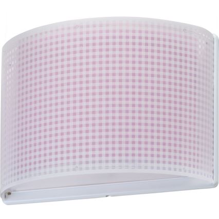Dalber D-80228S - Aplique infantil VICHY 1xE27/60W/230V