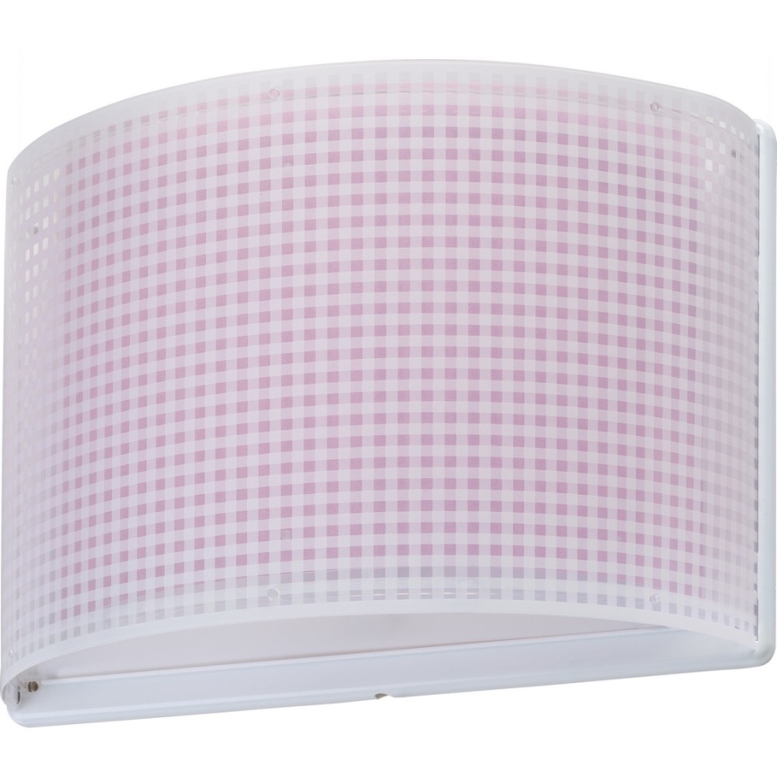 Dalber D-80228S - Aplique infantil VICHY 1xE27/60W/230V
