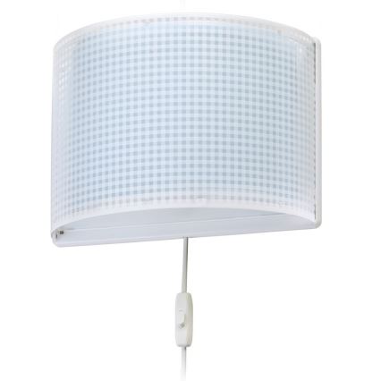 Dalber D-80228T - Aplique infantil VICHY 1xE27/60W/230V