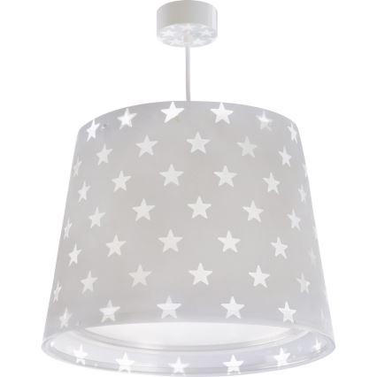 Dalber D-81212E - Lámpara colgante infantil STARS 1xE27/60W/230V