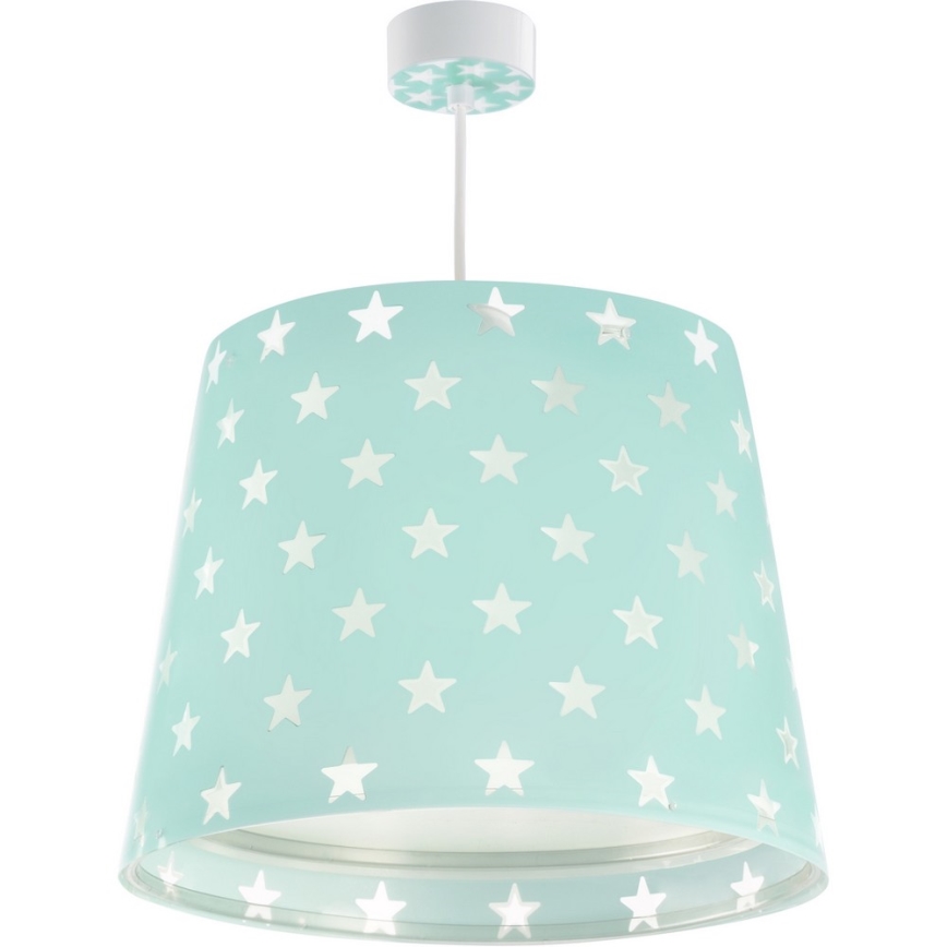 Dalber D-81212H - Lámpara colgante infantil STARS 1xE27/60W/230V