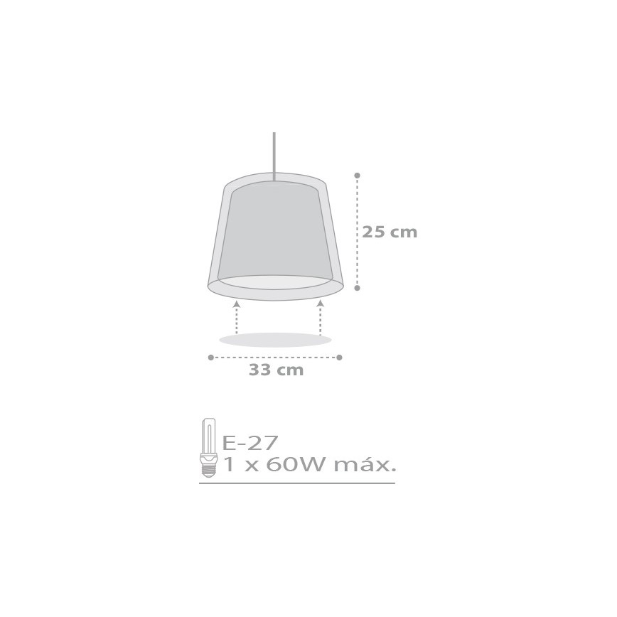 Dalber D-81212H - Lámpara colgante infantil STARS 1xE27/60W/230V