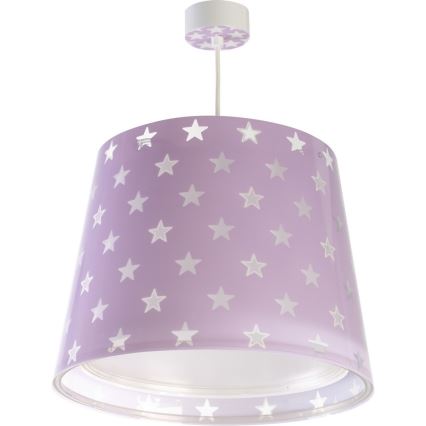 Dalber D-81212L - Lámpara colgante infantil STARS 1xE27/60W/230V