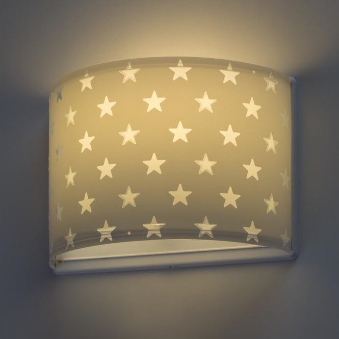 Dalber D-81218E - Aplique infantil STARS 1xE27/60W/230V