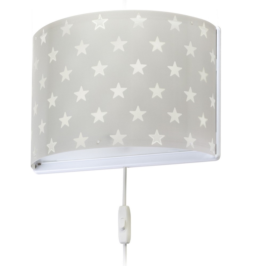 Dalber D-81218E - Aplique infantil STARS 1xE27/60W/230V