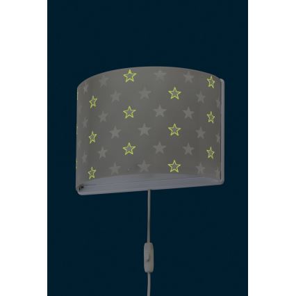 Dalber D-81218E - Aplique infantil STARS 1xE27/60W/230V