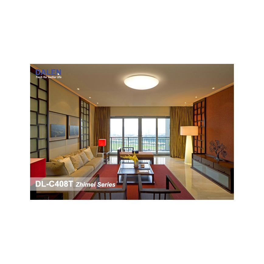 Dalen DL-C408T - Plafón LED regulable CLASSIC LED/56W/230V