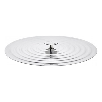 De Buyer 3460.04 - Tapa universal para sartenes de borde bajo 30-32 cm acero inoxidable