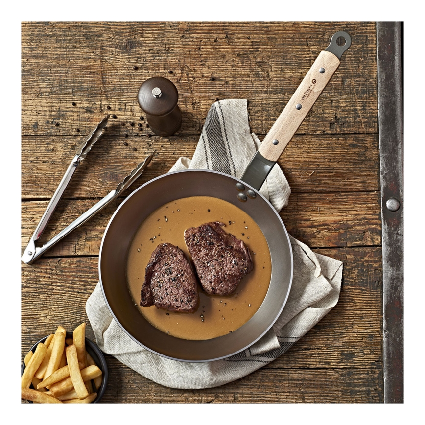 De Buyer 5710.24 - Sartén MINERAL B BOIS 24 cm de acero