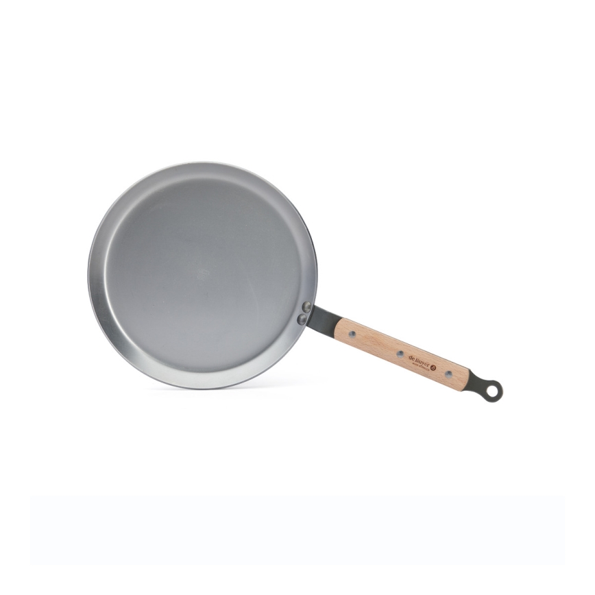 De Buyer 5715.24 - Sartén para crepes MINERAL B BOIS de 24 cm