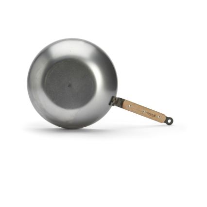 De Buyer 5717.28 - Sartén Wok MINERAL B BOIS 28 cm