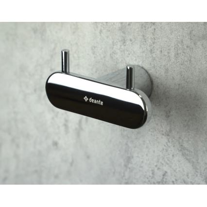 Deante ADR_0121 - Gancho de pared ROUND cromado brillante