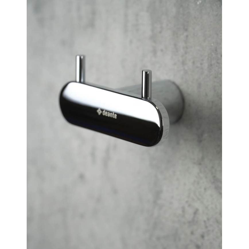 Deante ADR_0121 - Gancho de pared ROUND cromado brillante