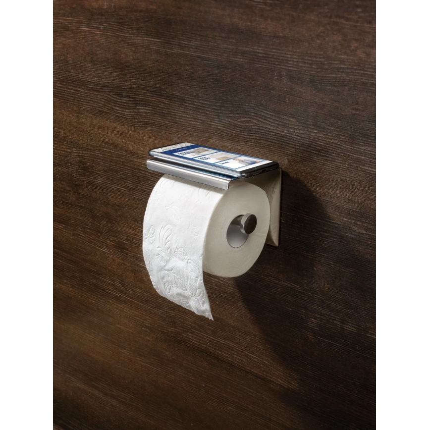 Deante ADR_0221 - Portarrollos para papel higiénico ROUND, cromo brillante